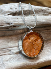 Load image into Gallery viewer, Crab Shell Pendant &amp; Chain
